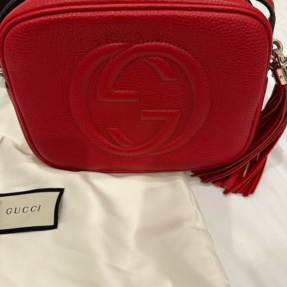 Gucci Bags Gucci Bags Red Gucci Crossbody Camera Bag Color Red Size